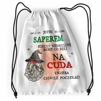 Plecak Dla Sapera Sportowy Szkolny Worek Z Nadrukiem Ze Zdjęciem