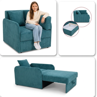 Łóżko dziecięce sofa kanapa rozkładana pojemnik welur Denis 3B Family Meble