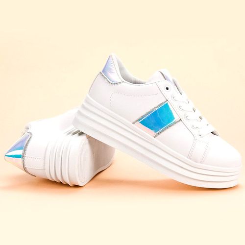 Białe Obuwie Na Platformie r.41 na Arena.pl