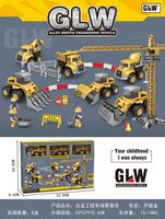 ND28_15163_ZAU_8865 Zestaw Pojazdów Budowlanych Z Placem Budowy