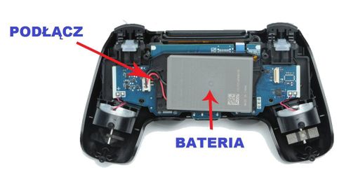 BATERIA 2000mAh + KABEL USB do PADA PS4 na Arena.pl