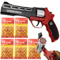 PISTOLET METALOWY HUKOWY na KAPISZONY spłonkę kapiszon GRATIS 5x 360szt