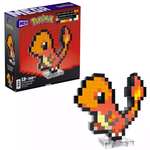 Klocki Mega Pokemon Klocki Pixel Charmander zdjęcie 1