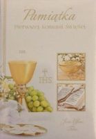 Książeczka brokat A5 Komunia kielich   KKO-017