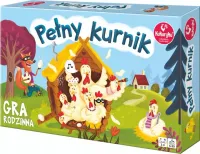 Pełny kurnik - wesoła gra planszowa dla dzieci i całej rodziny strategiczna