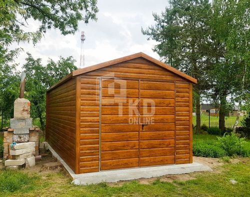 Domek Ogrodowy - Schowek - 3x5 Drewnopodobny - Dwuspadowy  TKD133 na Arena.pl