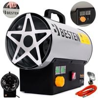 Nagrzewnica Gazowa Automatyczna Na Butlę Dmuchawa Termostat 25KW +