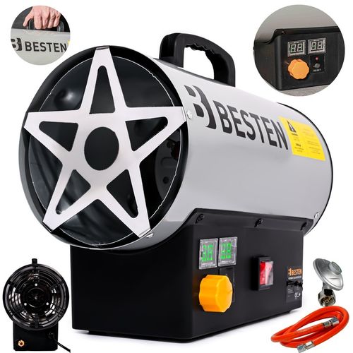 Nagrzewnica Gazowa Automatyczna Na Butlę Dmuchawa Termostat 25KW + Reduktor na Arena.pl