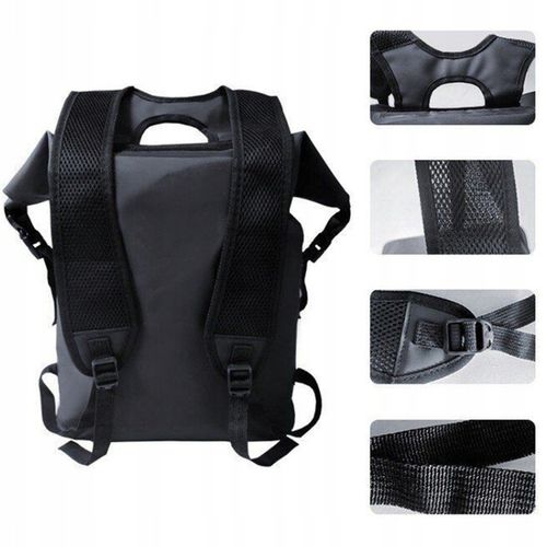 WODOSZCZELNY PLECAK TORBA WOREK WODOOPORNY 25L PODRÓŻNY TURYSTYCZNY CZARNY na Arena.pl