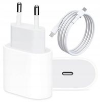 ŁADOWARKA Sieciowa USB-C Kabel 1M Typ C 20W Kostka SZYBKIE ŁADOWANIE A7510