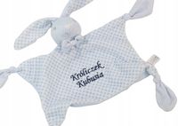 Przytulanka z haftem - Króliczek z imieniem BŁĘKIT