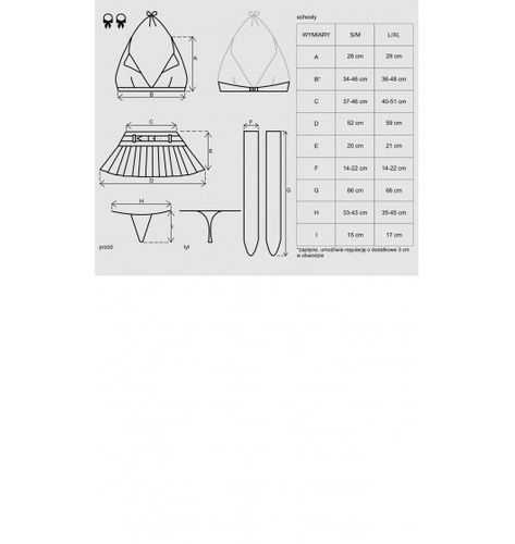 Schooly kostium S/M na Arena.pl