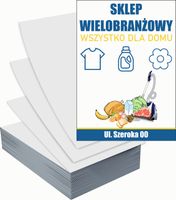 Ulotki A6 reklamowe firmowe 5000szt projekt w cenie SKLEP WIELOBRANŻOWY