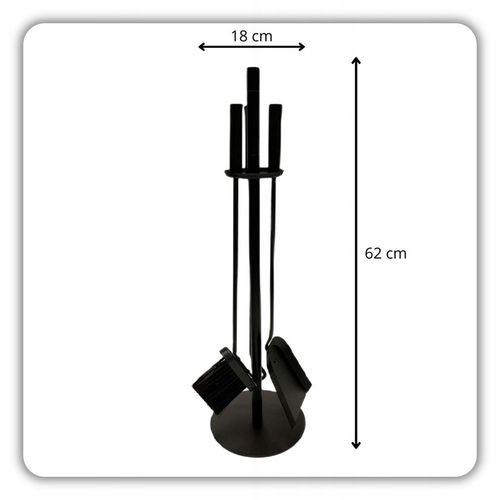 ZESTAW KOMINKOWY HELSINKI 4W1 NARZĘDZIA AKCESORIA DO KOMINKA na Arena.pl