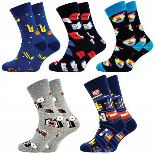 10 Par Skarpety Męskie Śmieszne Bawełna Wysokie Skarpetki 43-46 BAWEŁNIANE na Arena.pl