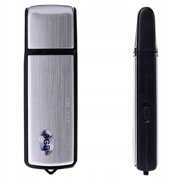 Mini Dyktafon szpiegowski podsłuch PENDRIVE ukryty rejestrator głosu USB zdjęcie 6