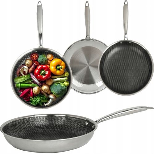 PATELNIA POWŁOKA NON STICK - STRUKTURA PLASTRA MIODU HEXAGONAL HYBRID 20CM na Arena.pl