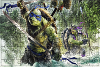 Puzzle Żółwie Ninja