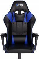 FOTEL GAMINGOWY CYBER CHAIRS X-LOGIC BLUE - BIUROWY