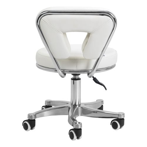 Taboret kosmetyczny do pedicure 9266 biały na Arena.pl