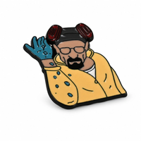 Walter White | 4 cm | Metal Emalia | Przypinka Filmowa | Breaking Bad