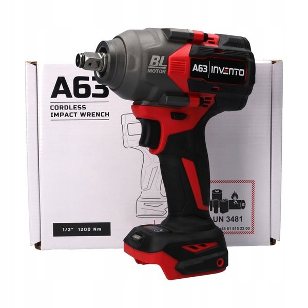 Klucz udarowy akumulatorowy 1/2" INVENTO A63 - samo urządzenie zdjęcie 1