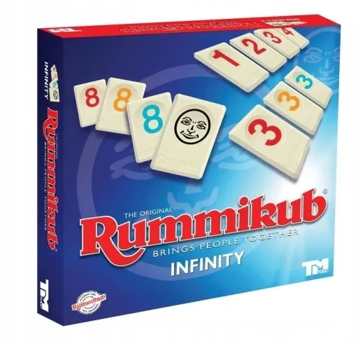 Tm Toys RUMMIKUB Infinity Gra liczbowa rodzinna zdjęcie 1