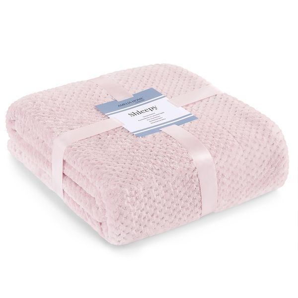Koc AmeliaHome SHLEEPY POWDERPINK 220X240 zdjęcie 2