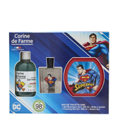 Zestaw Superman woda + Żel + Pudełko na przekąski