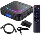 SMART TV BOX 4K PRZYSTAWKA MULTIMEDIALNA 8K ANDROID 13 BLUETOOTH WIFI