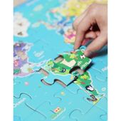 DLA DZIECI PUZZLE MAPA ŚWIATA