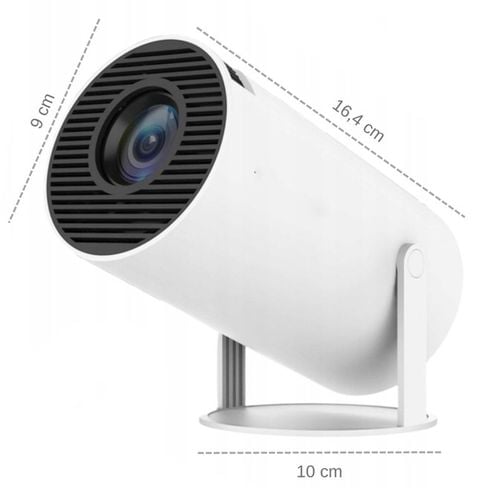 Projektor smart hd 720p 4k rzutnik wifi bluetooth + ekran projekcyjny 100" na Arena.pl