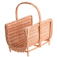 Wiklinowy Ekskluzywny Kosz Kominkowy 46x32 H36 cm uniwersalny