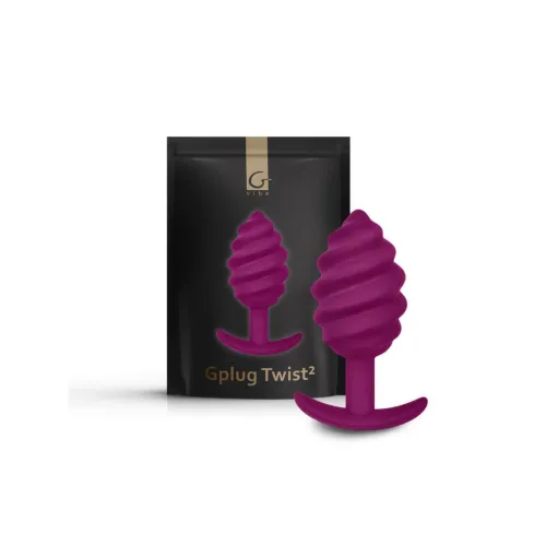 gvibe gplug twist 2 sweet raspberry - silikonowy model spiralny 3,9 cm na Arena.pl