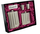 Zestaw Prezentowy Dwie Piersiówki Kieliszki Lejek