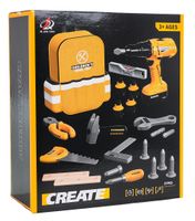 Zestaw Małego Majsterkowicza Żółty + Plecak