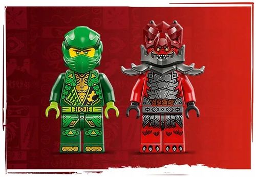 71828 - lego ninjago - samochód wyścigowy lloyda z napędem typu pull-back na Arena.pl