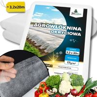 WŁÓKNINA BIAŁA 3,2X20M 17G OTULINA DO OGRODU OKRYCIOWA WIOSENNA FLIZELINA