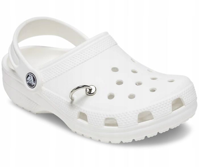 Przypinka Ozdoba Jibbitz Charms Pin Do Butów Crocs Silver Piercing zdjęcie 2