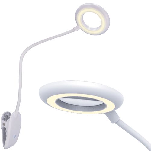 BEZPRZEWODOWA LAMPKA LED DO CZYTANIA NA KLIPS NOCNA BIURKO PRACY na Arena.pl