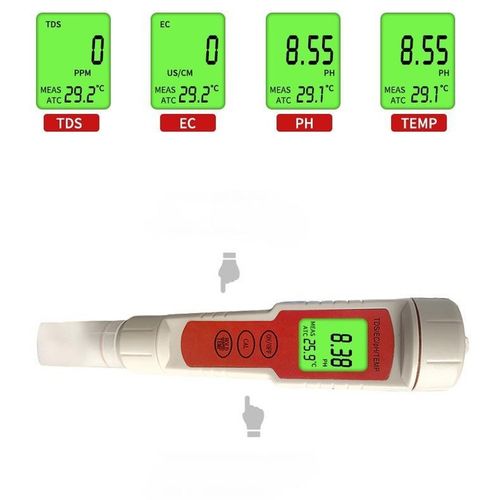 PROFESJONALNY MIERNIK TESTER PH TDS EC TEMP 4 W 1 na Arena.pl