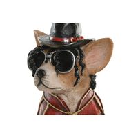 Figurka Dekoracyjna Home ESPRIT Brązowy Złoty Kasztanowy Pies