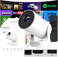 Projektor HY300 Ultra Przenośny Rzutnik Android TV WiFi6 OBROTOWY Nowy 2025