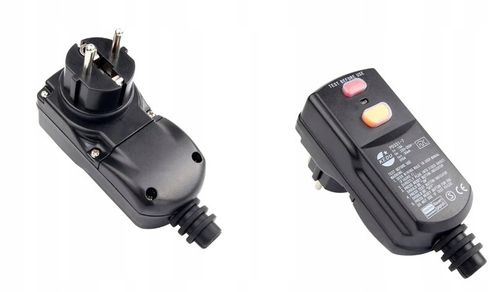 Różnicowka na gniazdko wtyczka ochronna z różnicówką przystawka kedu na Arena.pl