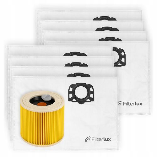 8x Worki filtr do Karcher WD3 WD2 SE4001 KFI 357 V15 V17 V19 na Arena.pl