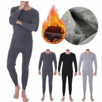 3x Kalesony męskie CIEPŁE POLAR Termoaktywne BAWEŁNIANE 3 KOLORY S/M