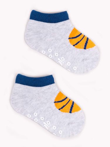 Skarpety stopki chłopięce bawełniane z ABS 6PAK 17-19 YOCLUB na Arena.pl