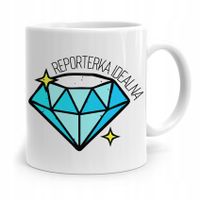 Kubek Dziennikarza Reportera Reporterka Idealna Z Nadrukiem Ze Zdjęciem