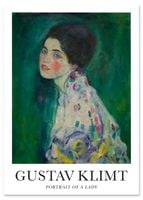 Plakat cyfrowy do wydruku portret klimt