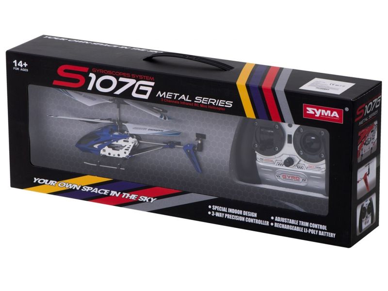Helikopter RC SYMA S107G niebieski zdjęcie 10